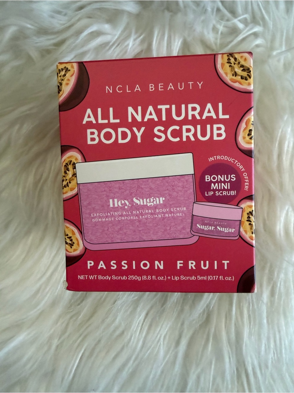 All Natural Passion Fruit Body Scrub - Pink